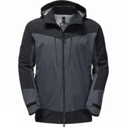 Jack Wolfskin Mens Ocean Storm Flex Jacket Ebony